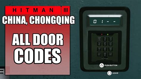 Allows Any <strong>Keypad Code</strong> To Be Entered On All Access Doors And Safes. . Keypad code hitman 3 china